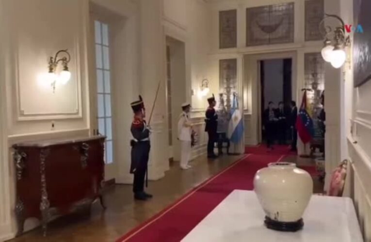 Reunión entre Edmundo González y Javier Milei en Argentina