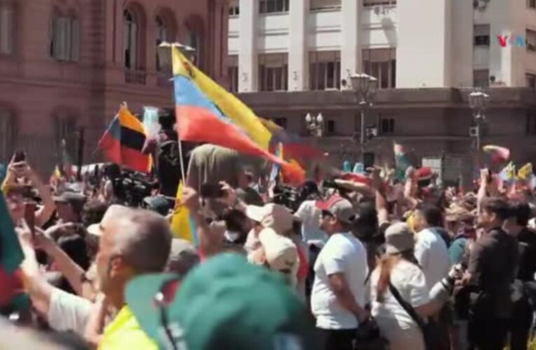 Venezolanos en Argentina opinan sobre visita de Edmundo González al país