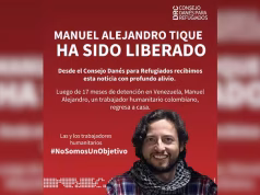 Venezuela libera al trabajador humanitario colombiano Manuel Alejandro Tique