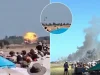 Exhibición aérea termina en tragedia: avión militar se estrella y explota en una base en Grecia; los dos pilotos murieron